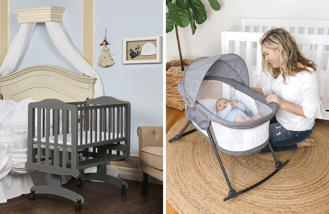 Rock Your Baby to Sleep. Mom's Favorite Rocking Bassinet!